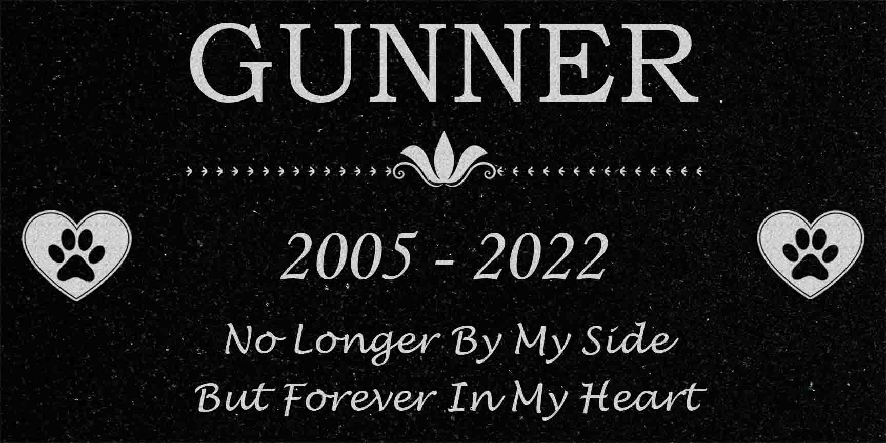 Pet Headstones – Custom Pet Memorial Stones